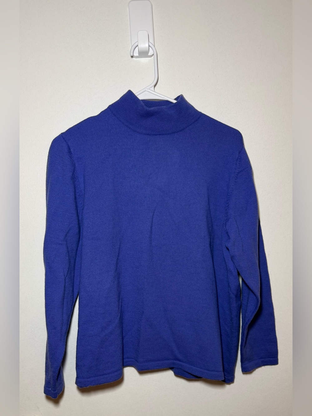 Charter Club Women's 3X Woolmark Merino Wool Knit Mock Neck Pullover Sweater
